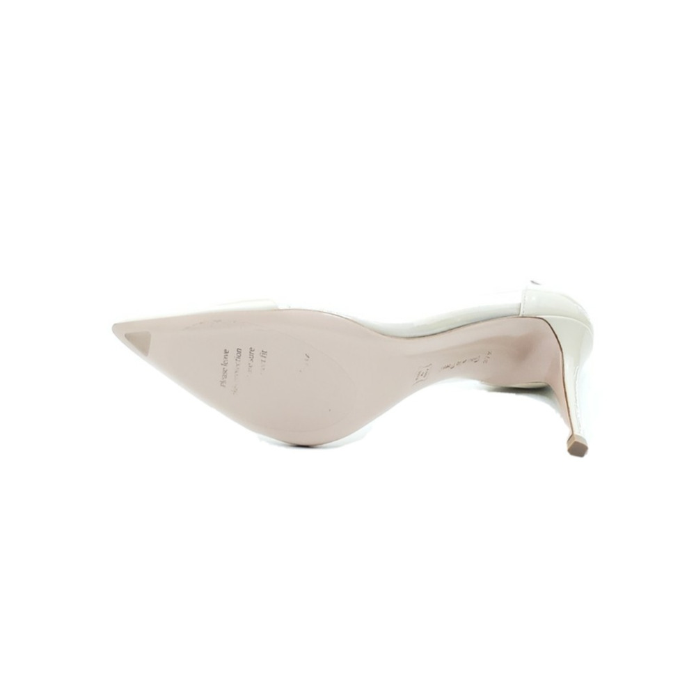 Gianvito Rossi Plexi 85 Womens Pumps Pointed Toe Beige EU 37.5 - Picture 7 of 13